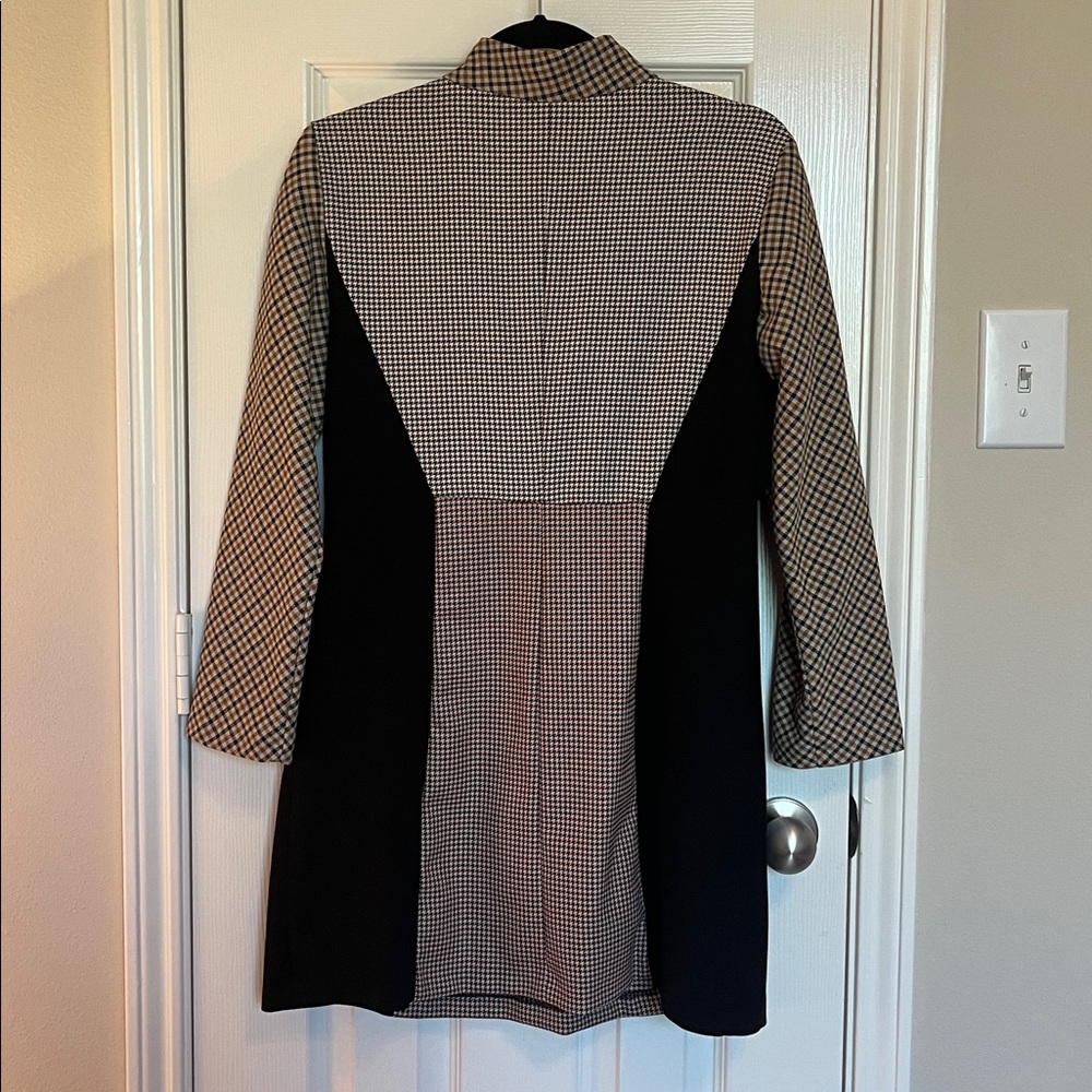 Zara Woman Plaid Mini Dress - Picture 6 of 12